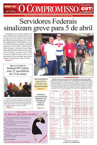 Jornal O Compromisso - Ano IV -  Ed. 28