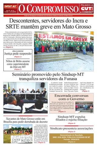 Jornal O Compromisso - Ano IV - Ed. 31